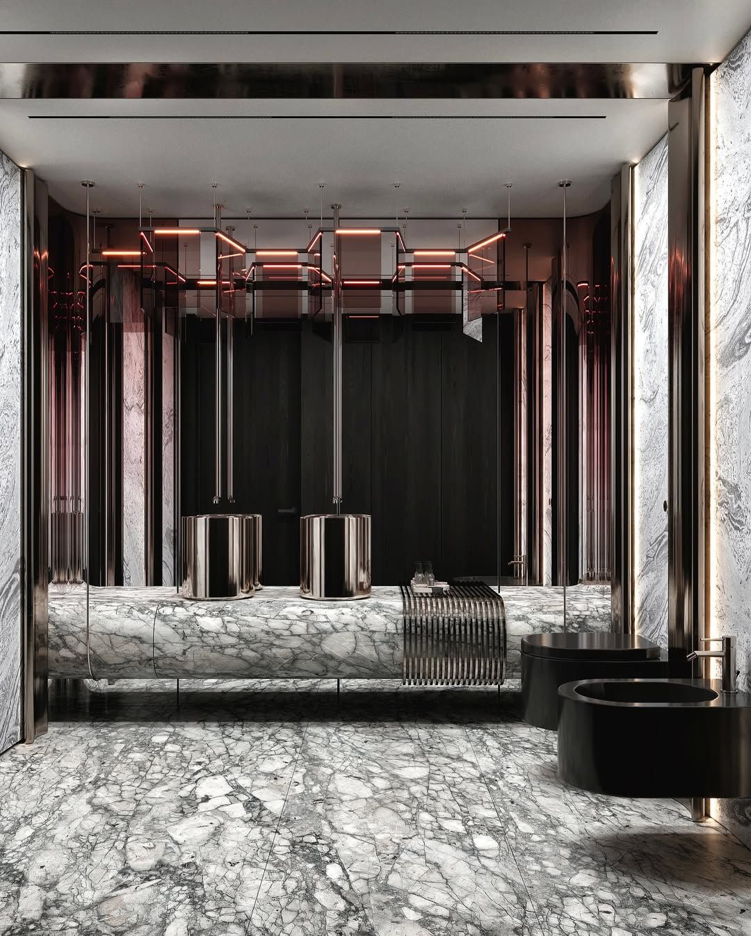 Ultra luxurious modern bathroom design