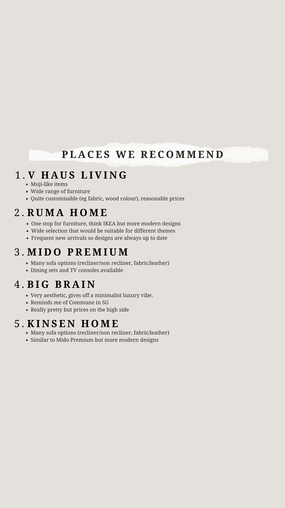 JB Furniture Shopping: Our Recommendations and Buys