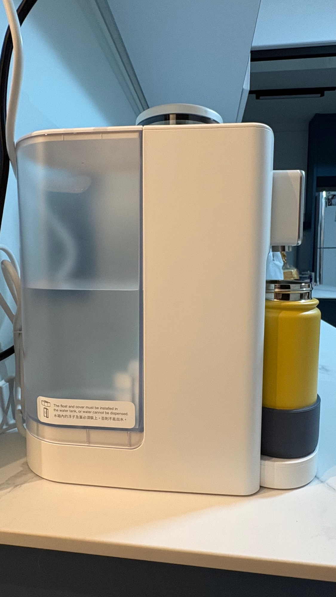 How it’s been with our first water dispenser 🙌🏻