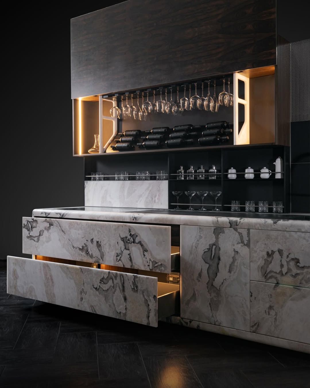 Ultra luxurious customized kitchen design