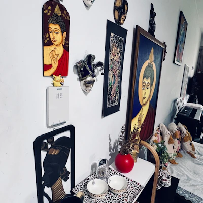Customer home photo 1: A corner curated with art , culture and creativity 🎭