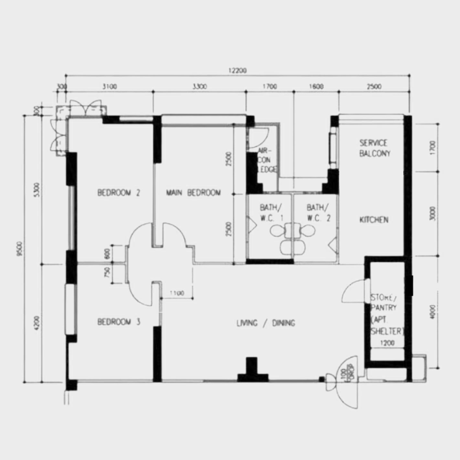 Wabi Sabi 4-room SBF for 45k!