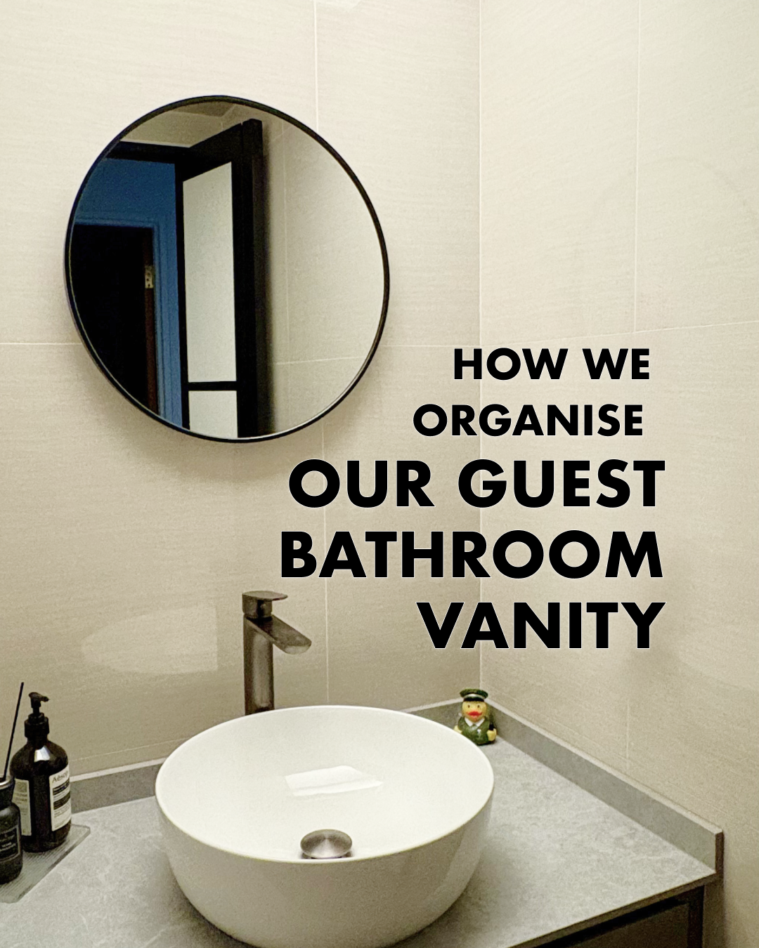 What’s in our bathroom cabinet 👀