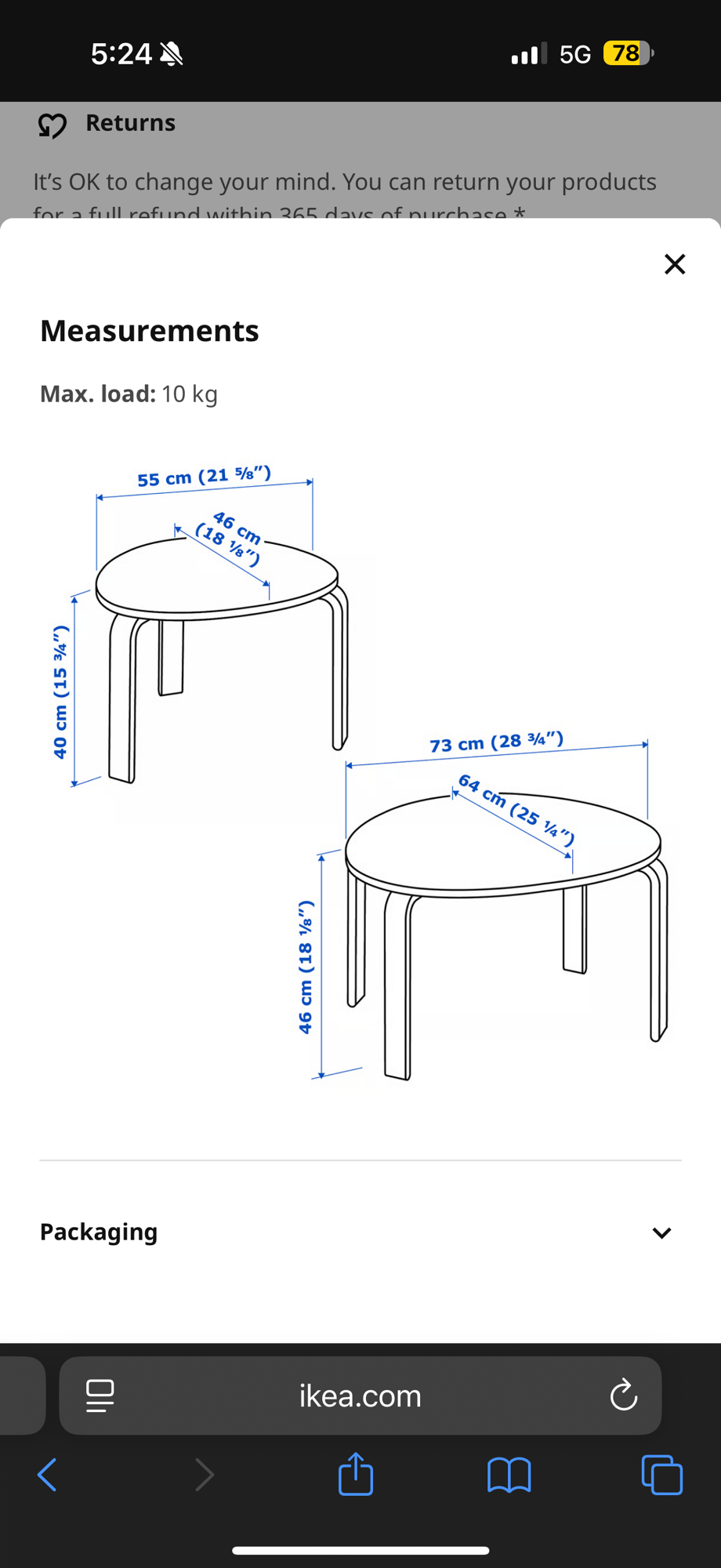 A gem! Nesting Tables from IKEA.