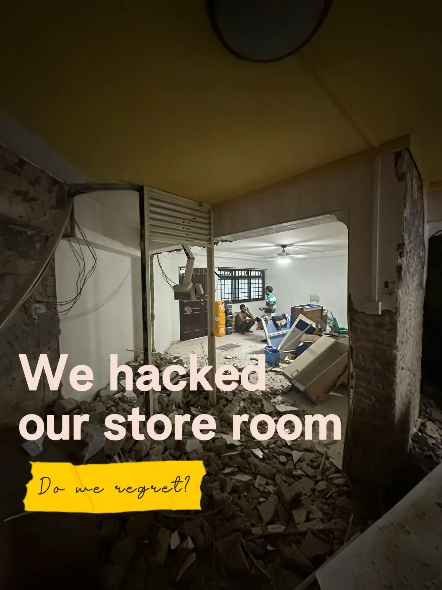 We hacked our store room?! 🔨🔨🔨