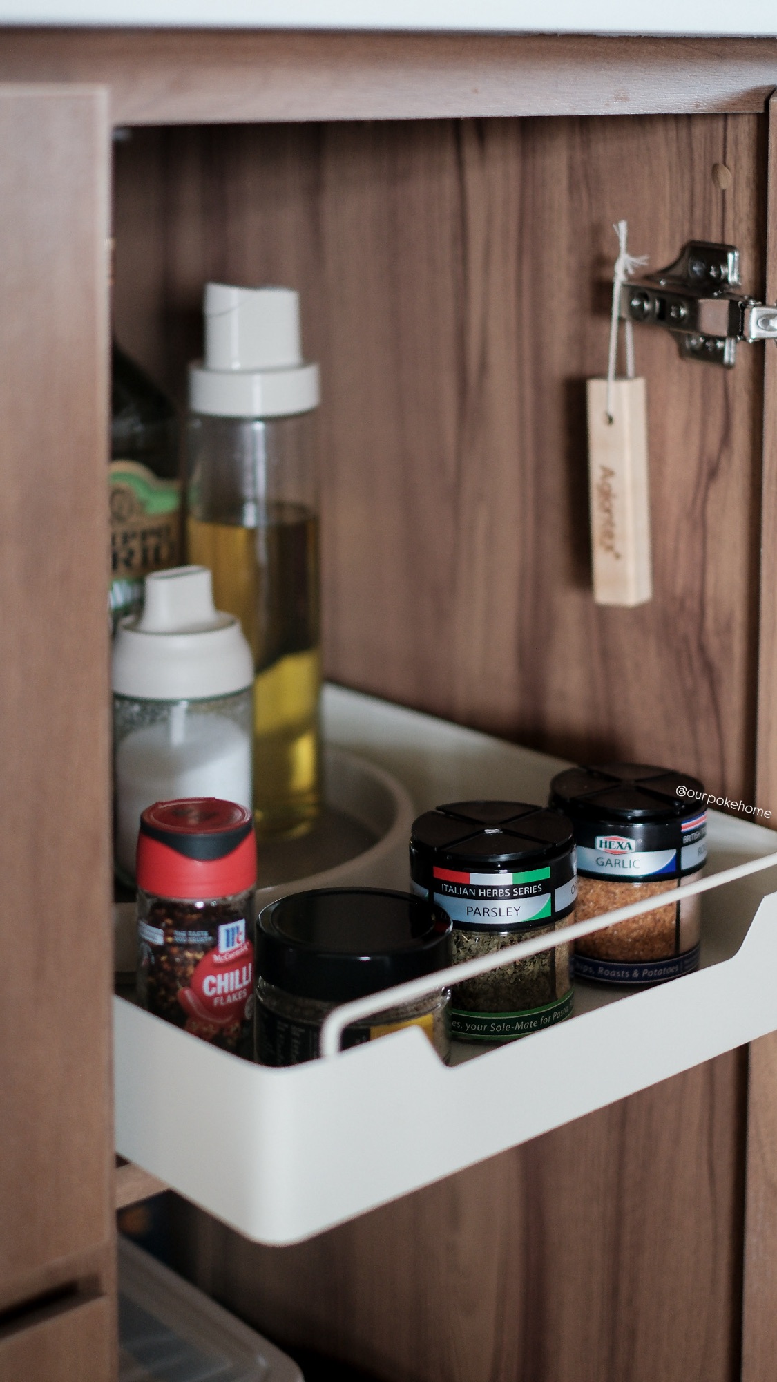 No spice drawer? We DIY-ed ours!