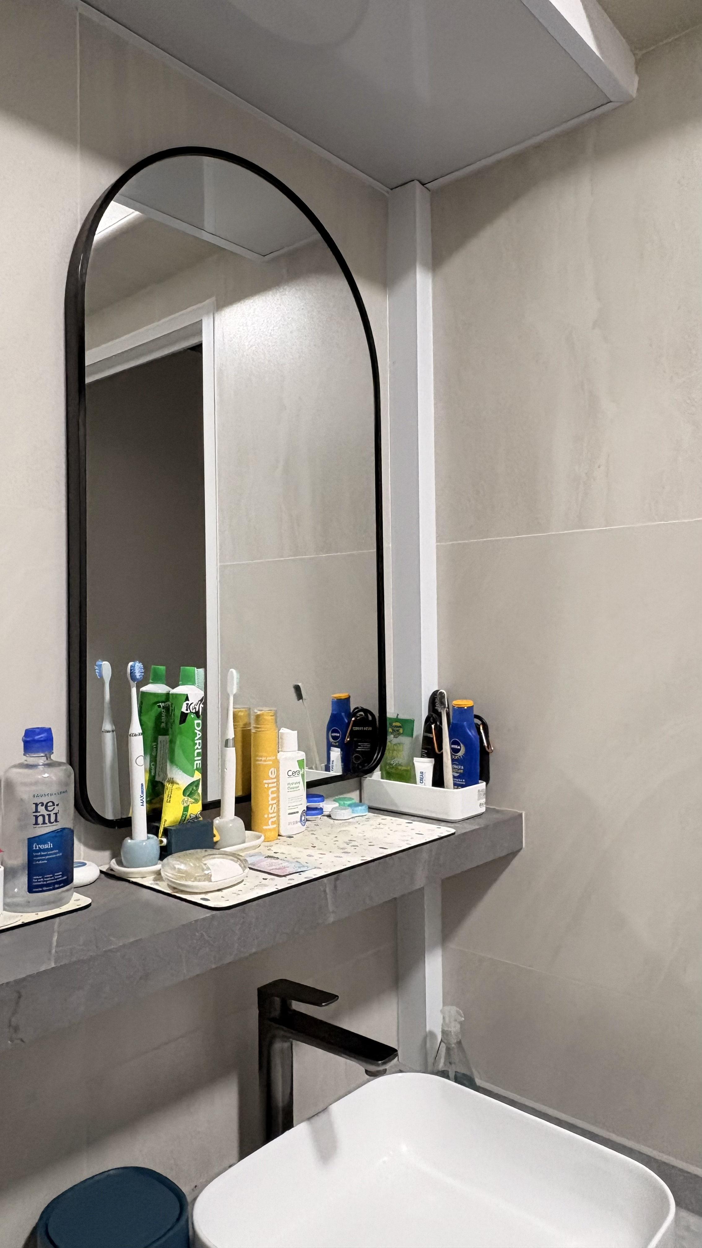 What a real bathroom vanity cupboard looks like 🥹