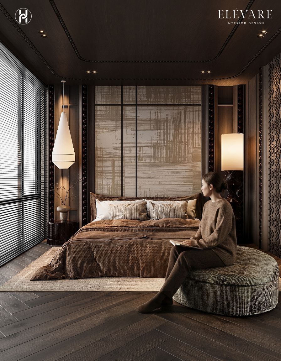 Luxurious & cozy bedroom design