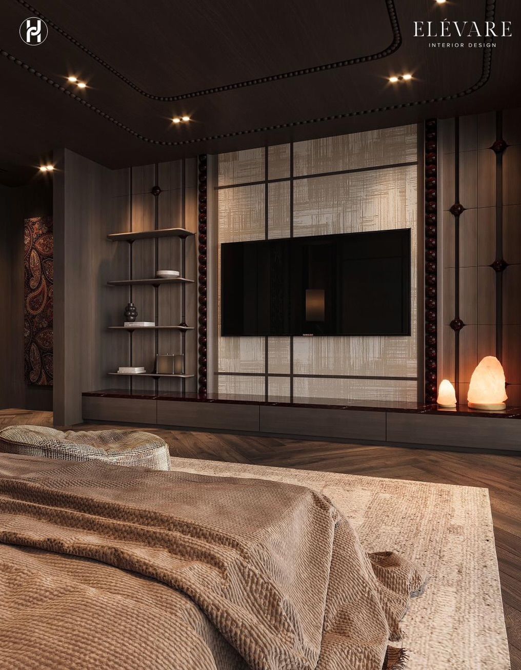 Luxurious & cozy bedroom design