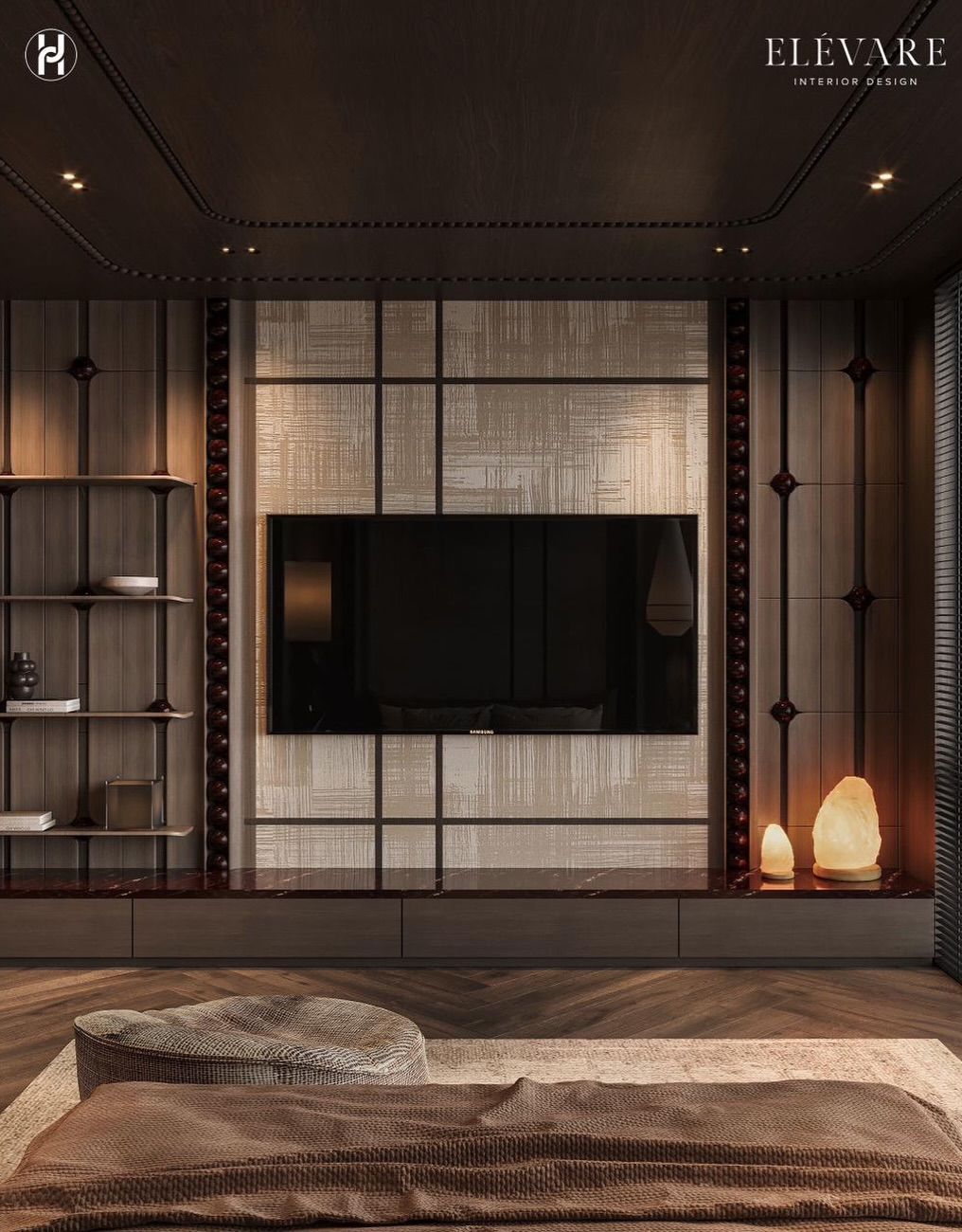 Luxurious & cozy bedroom design