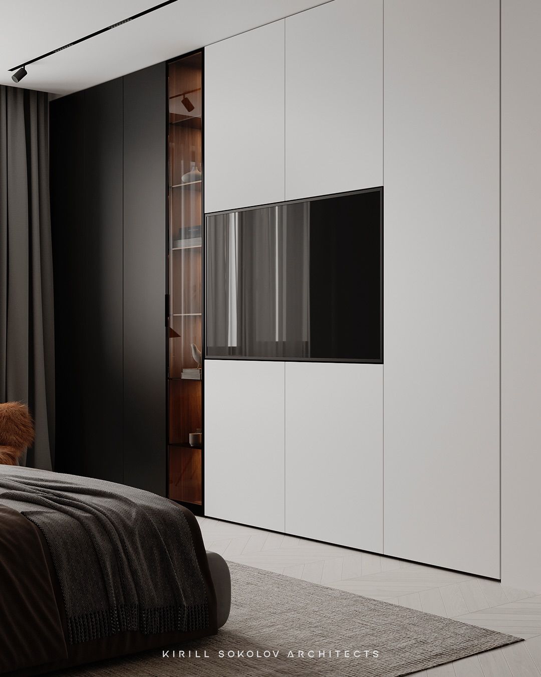 Modern & cozy bedroom interior