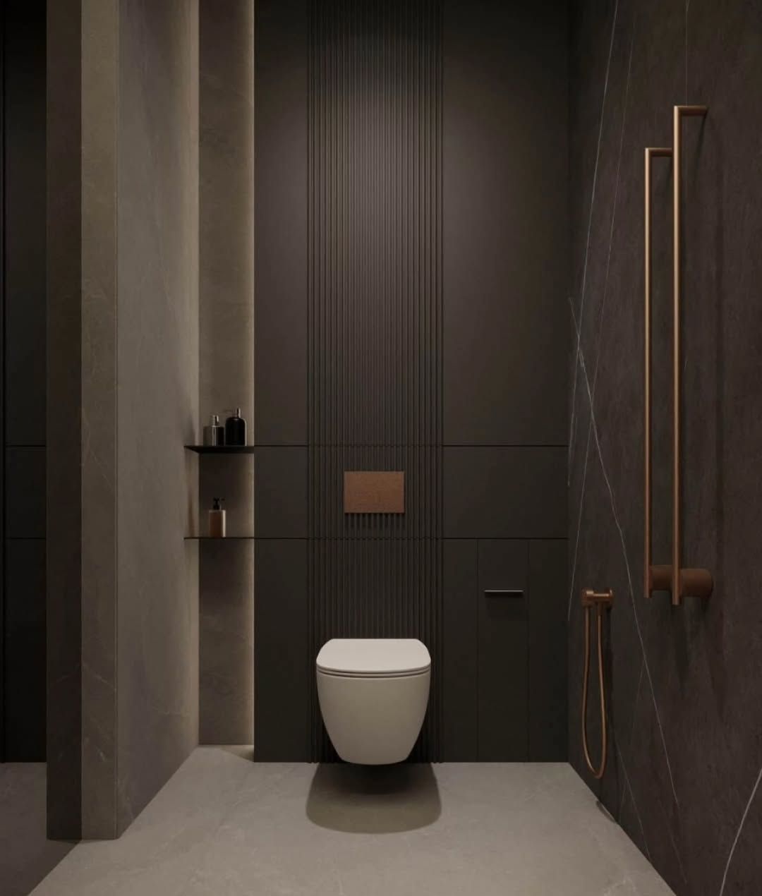 Luxurious and modern bathroom