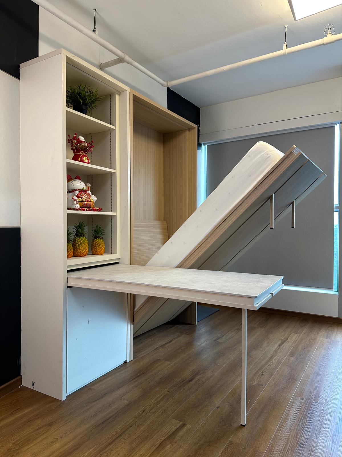 Murphy-Bed-with-Fold-Down-Table-for-Smart-Space-Living