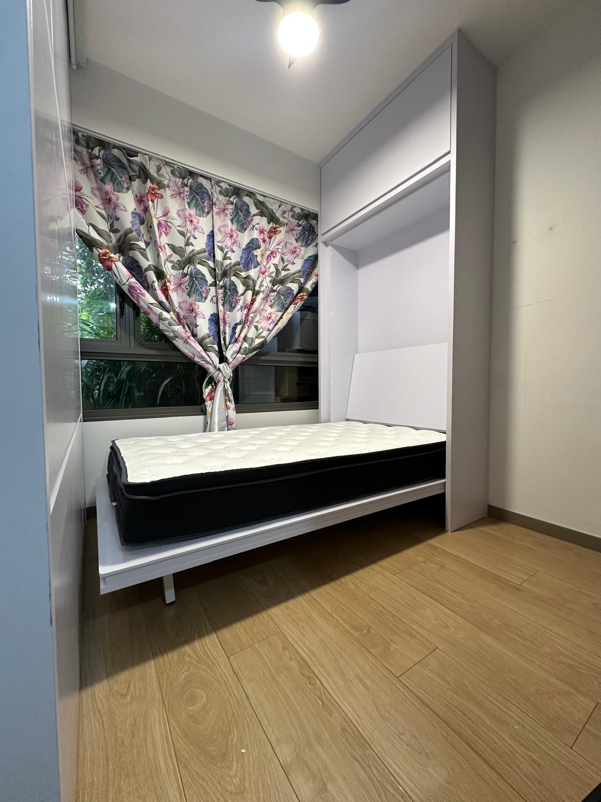 Custom-Ceiling-Height-Cabinet-with-Integrated-Murphy-Bed