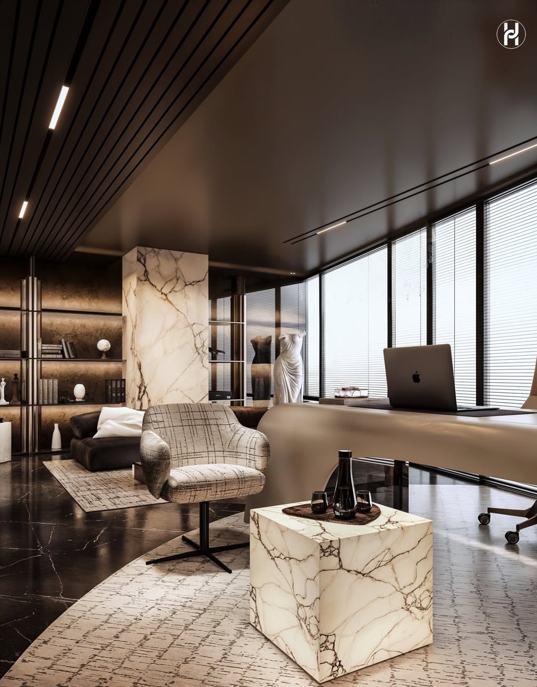 Luxurious-home-office-design