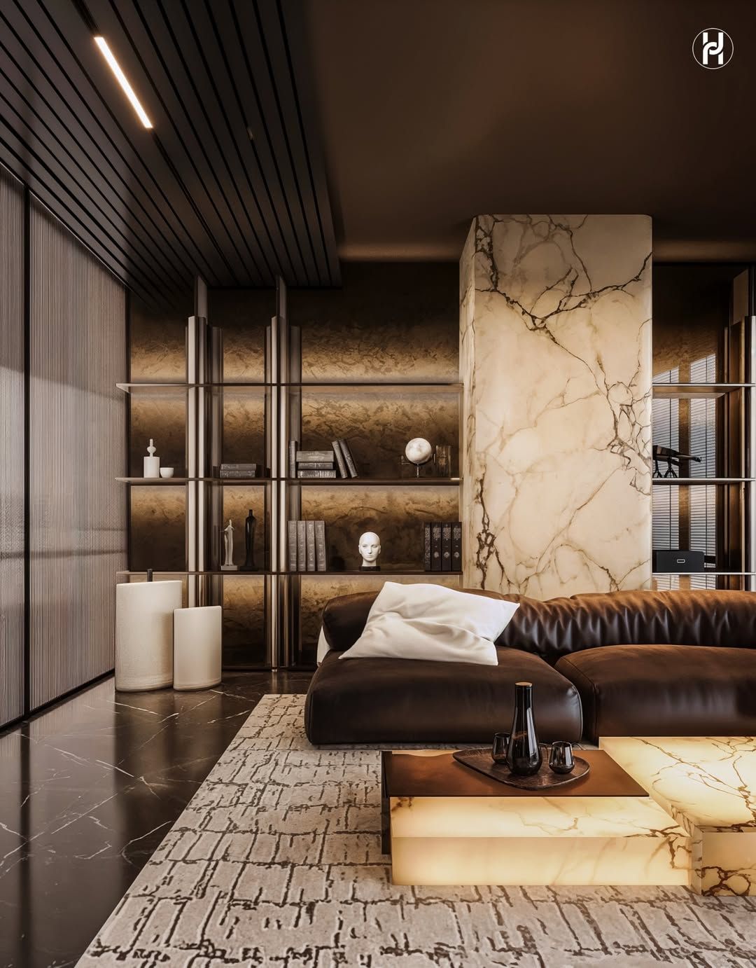 Luxurious home office design