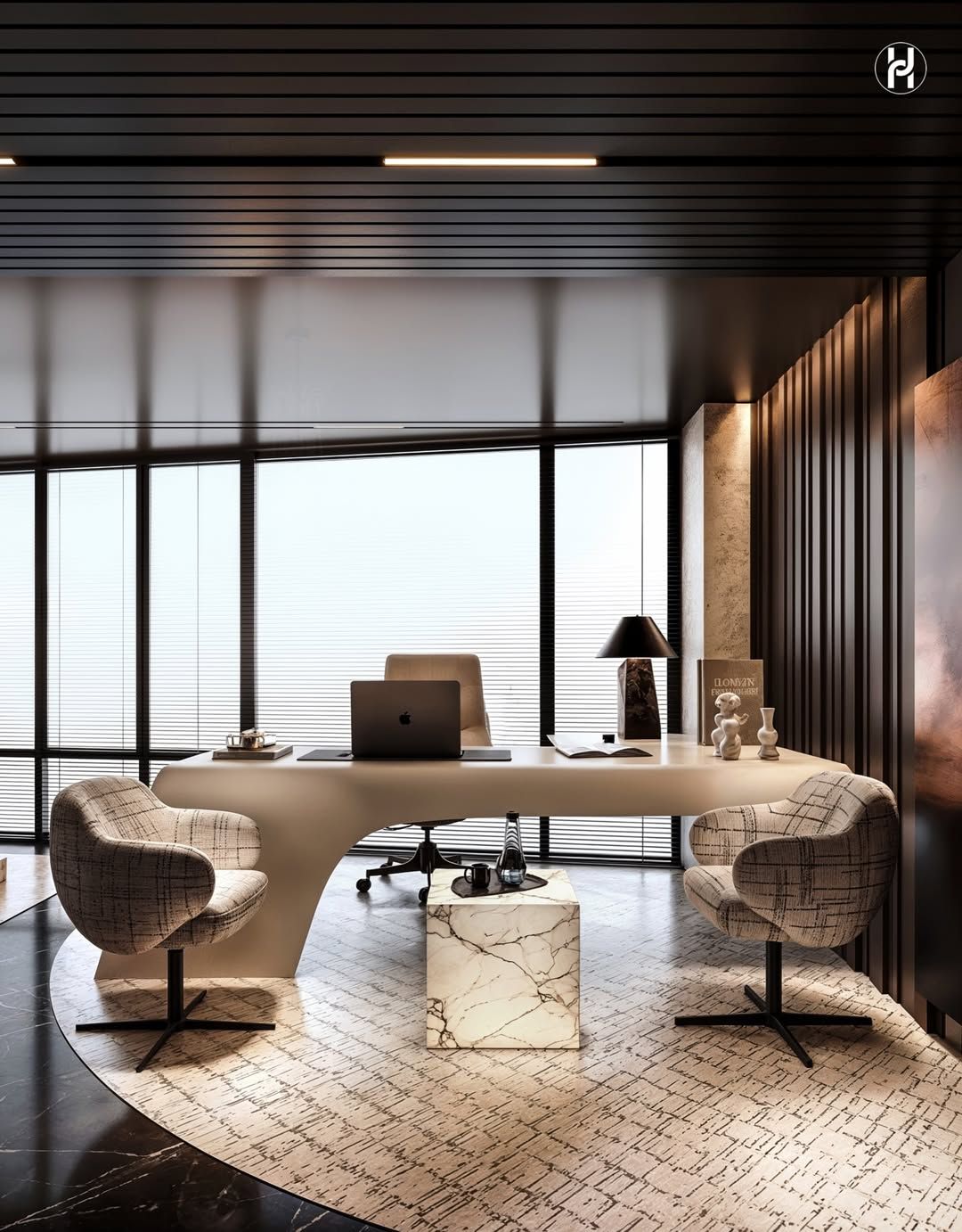 Luxurious home office design