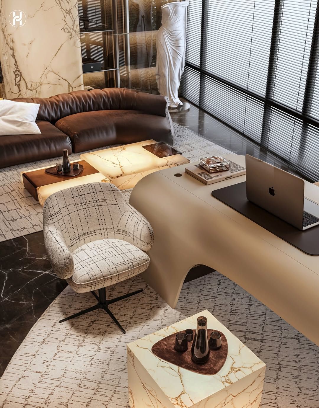 Luxurious home office design