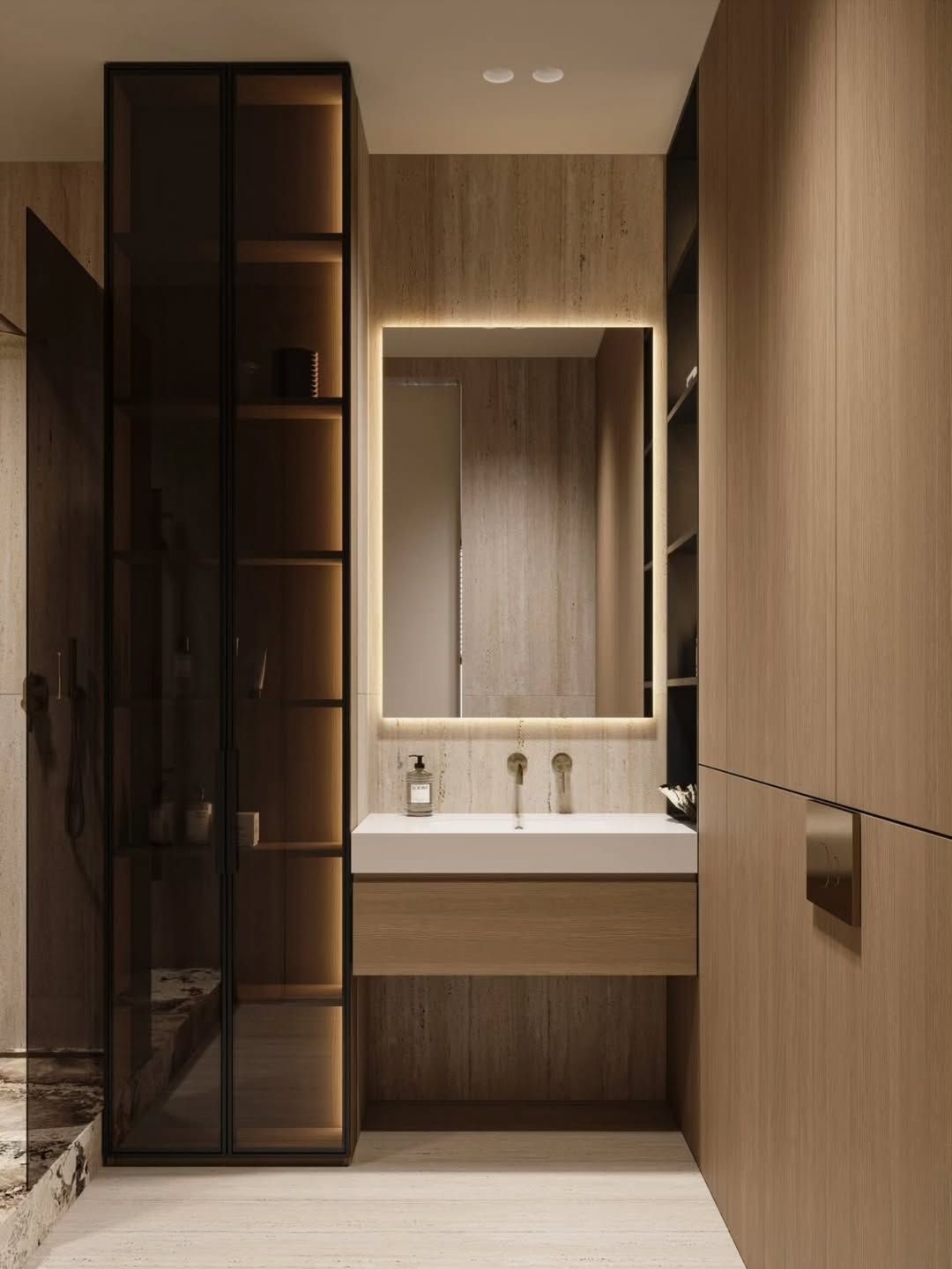 Stylish, modern bathroom