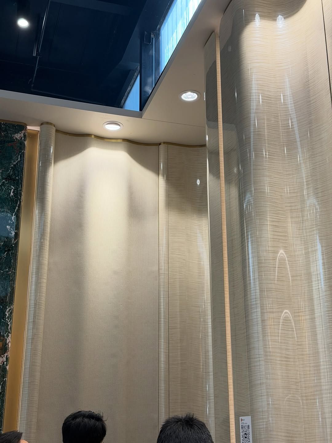 Luxurious wood veneer design details