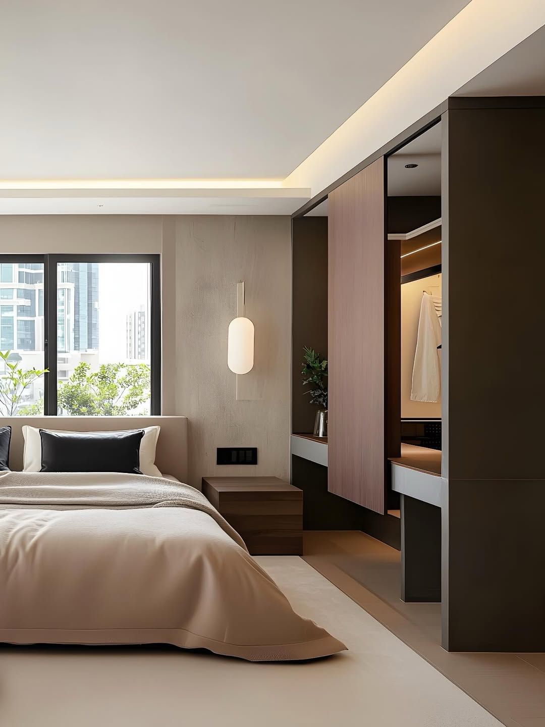 Luxurious custom carpentry in a modern home