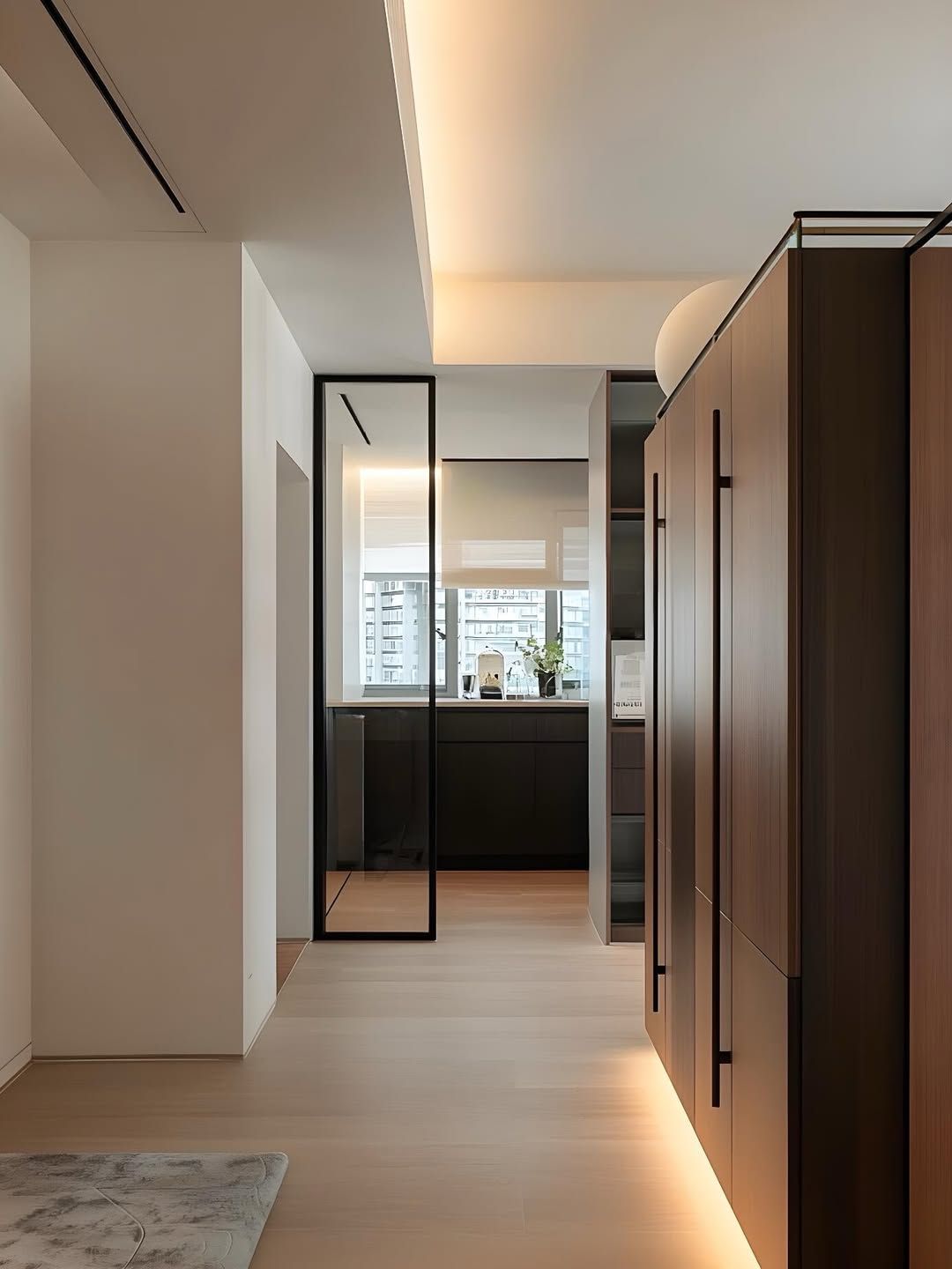 Luxurious custom carpentry in a modern home