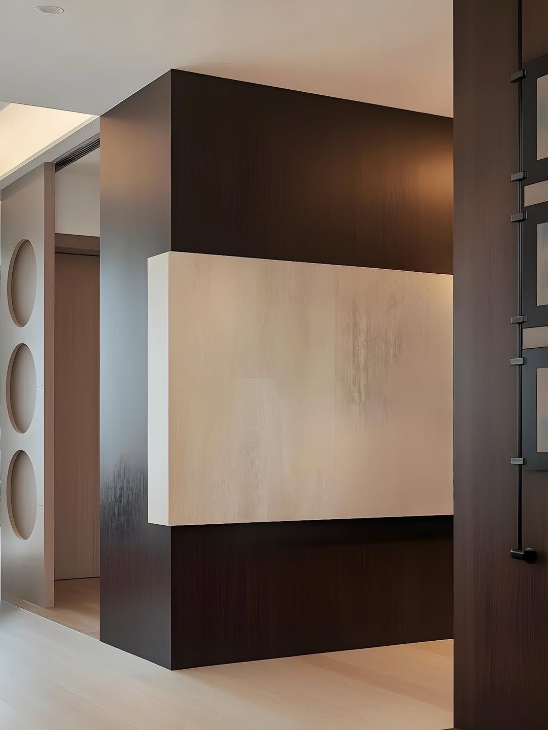 Luxurious custom carpentry in a modern home