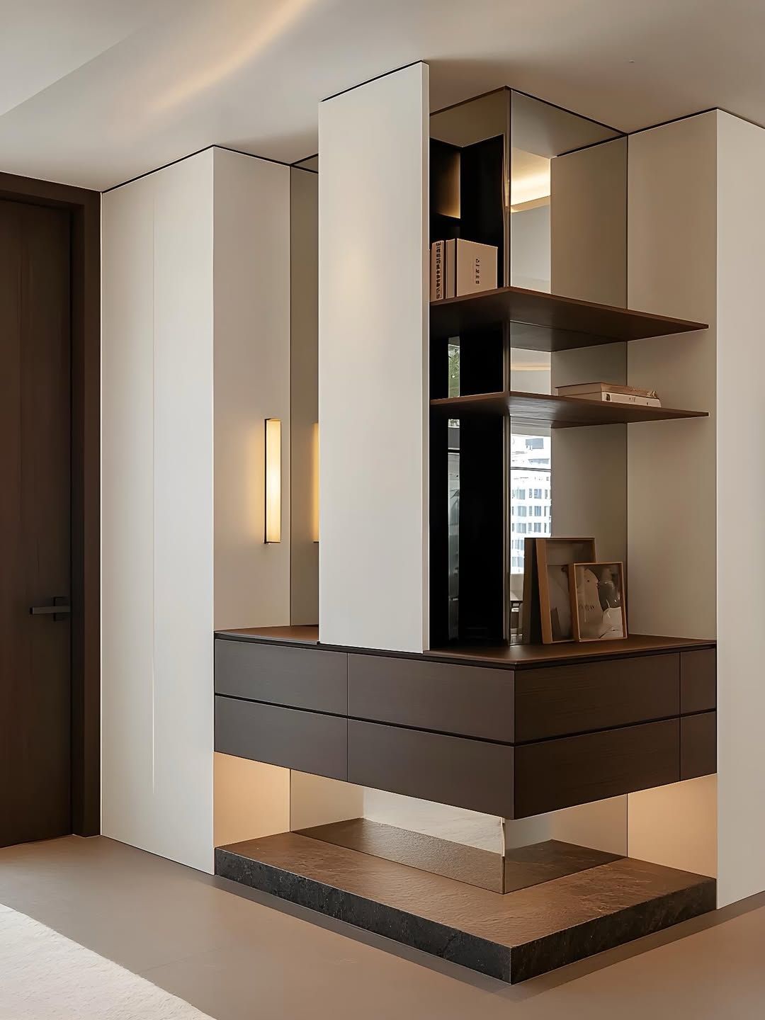 Luxurious custom carpentry in a modern home