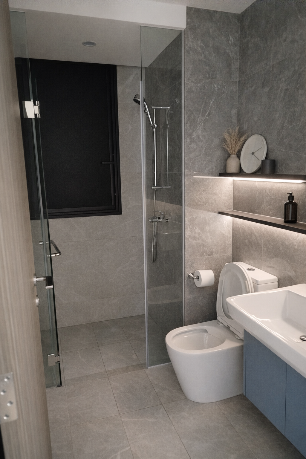 Keeping-our-bathroom-simple-and-functional,-but-kid-friendly