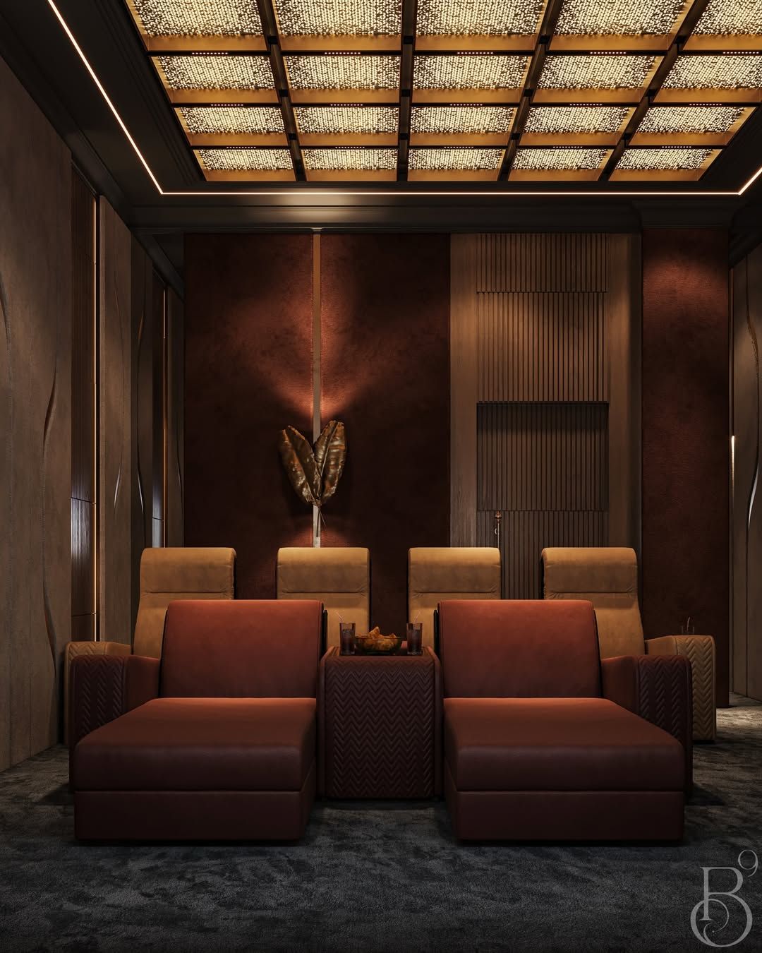 Sophisticated & luxurious home theatre