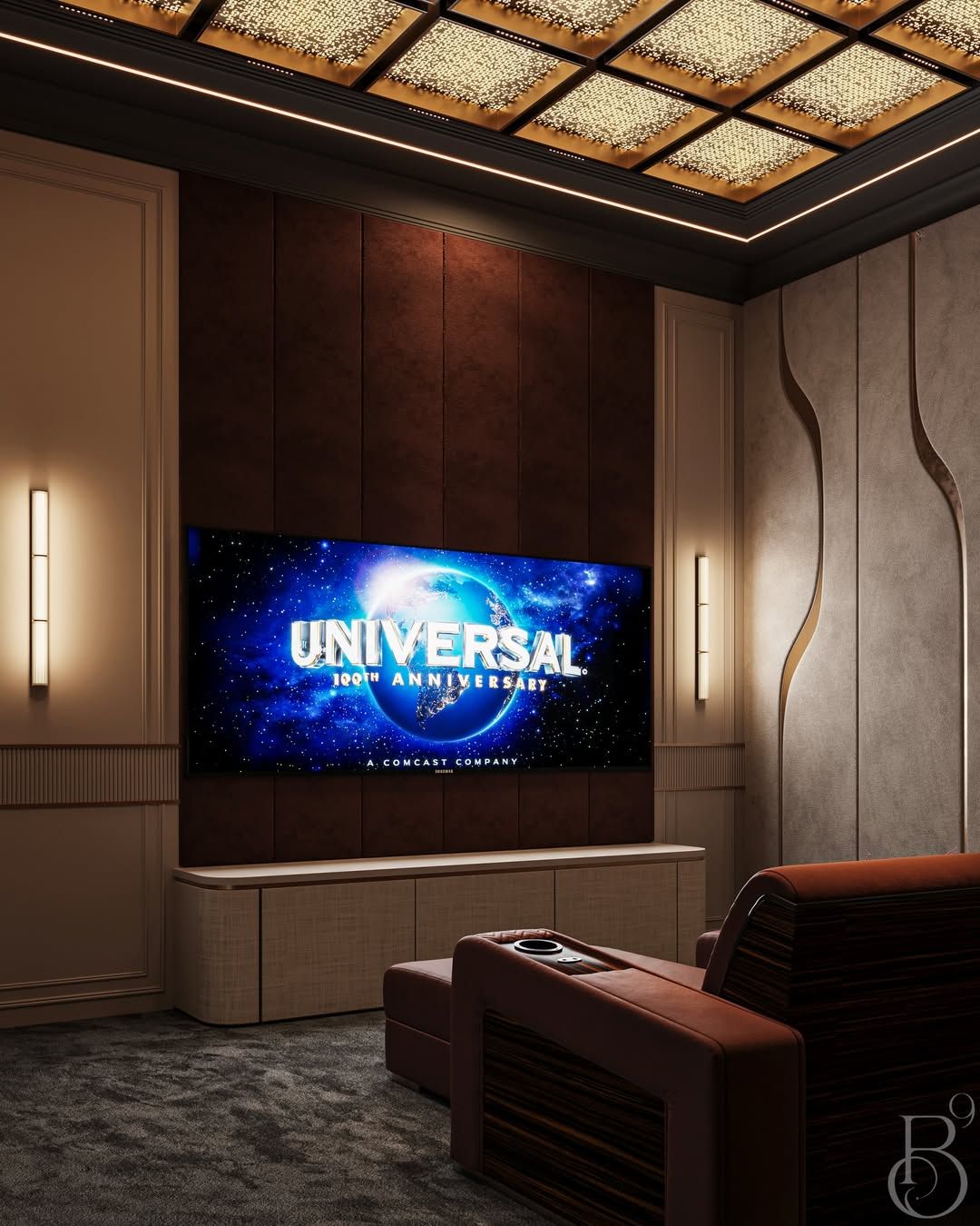 Sophisticated & luxurious home theatre