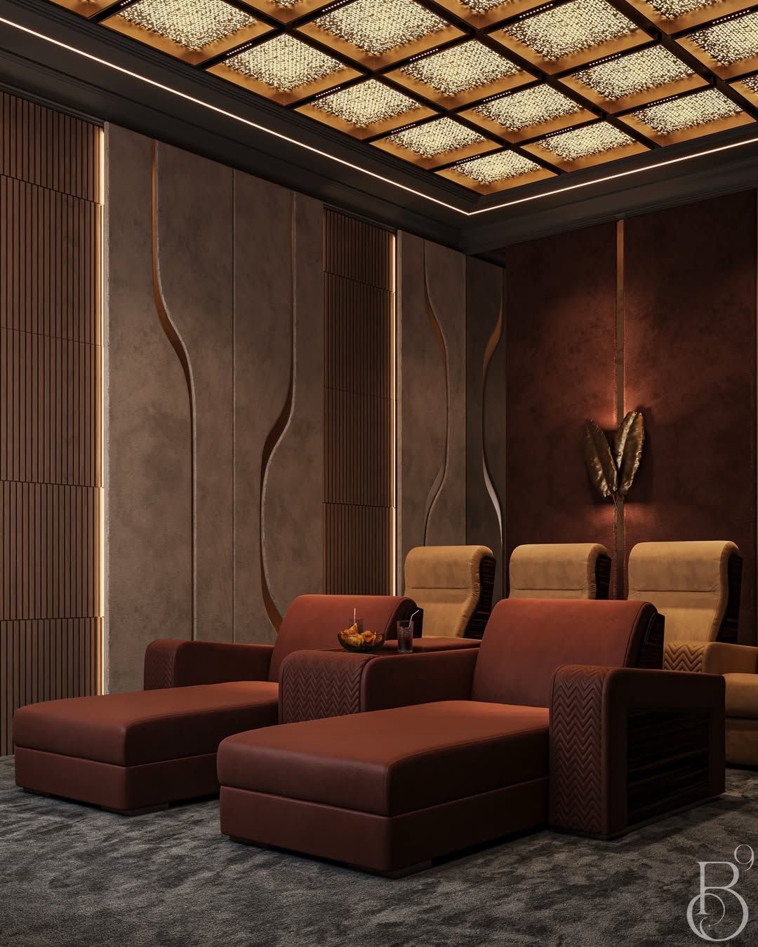 Sophisticated & luxurious home theatre