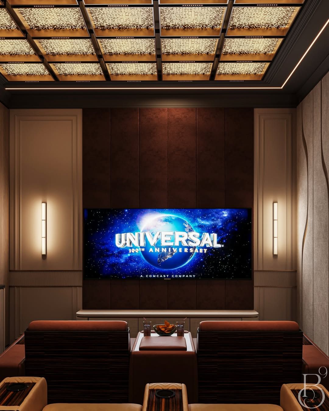 Sophisticated & luxurious home theatre