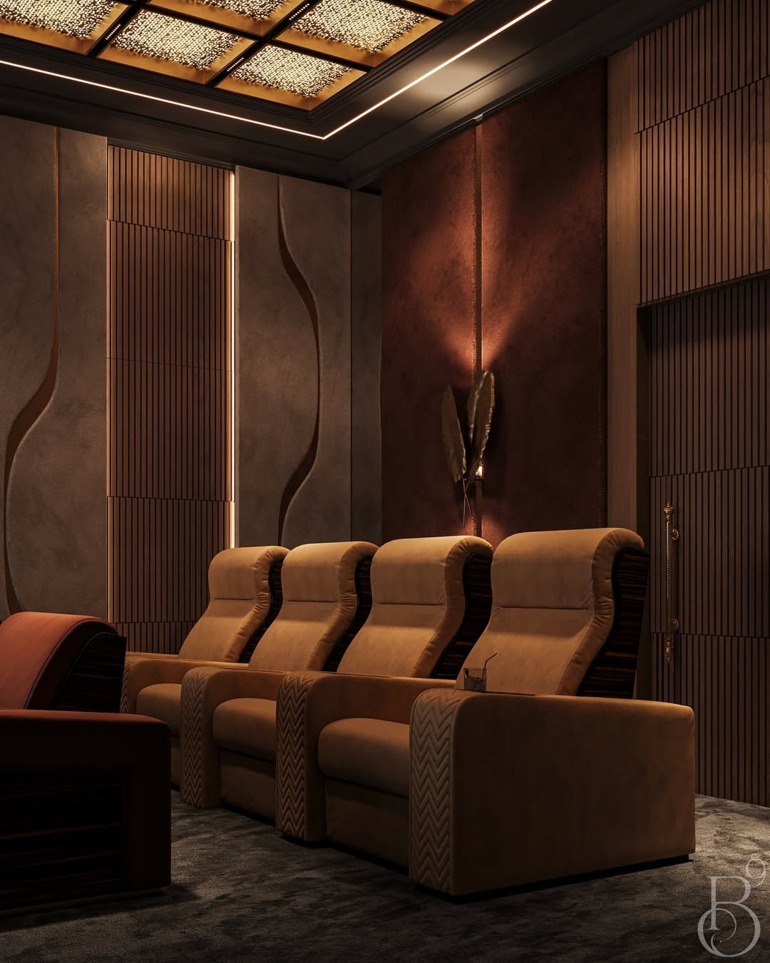 Sophisticated & luxurious home theatre