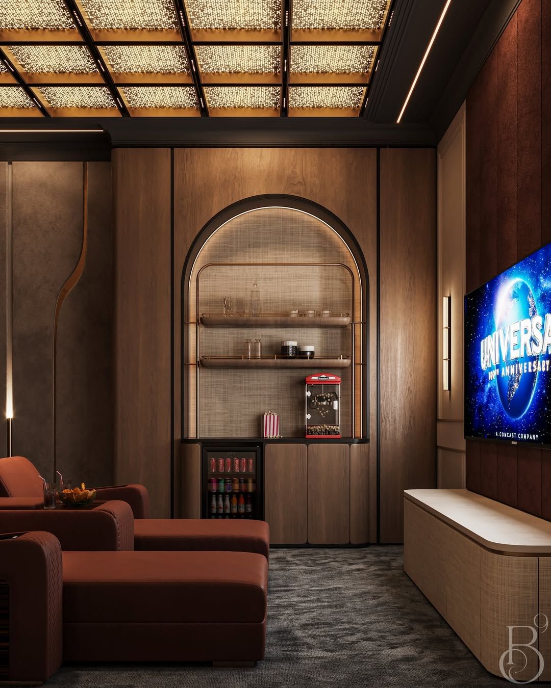 Sophisticated & luxurious home theatre