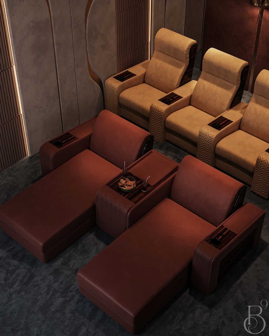 Sophisticated & luxurious home theatre