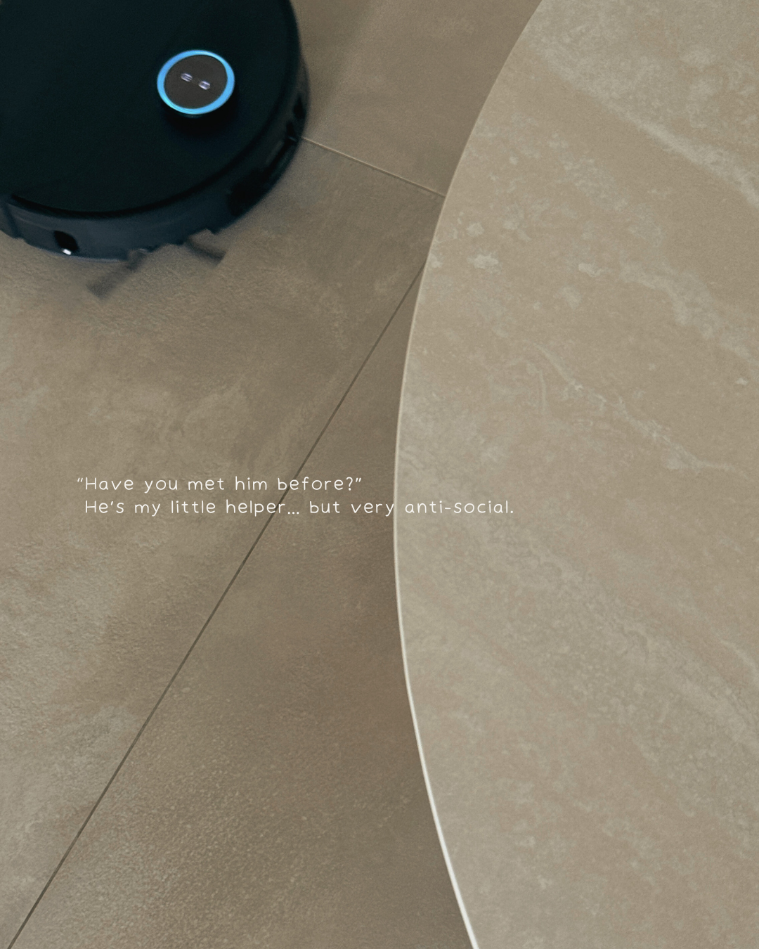 Acts like he owns the house....