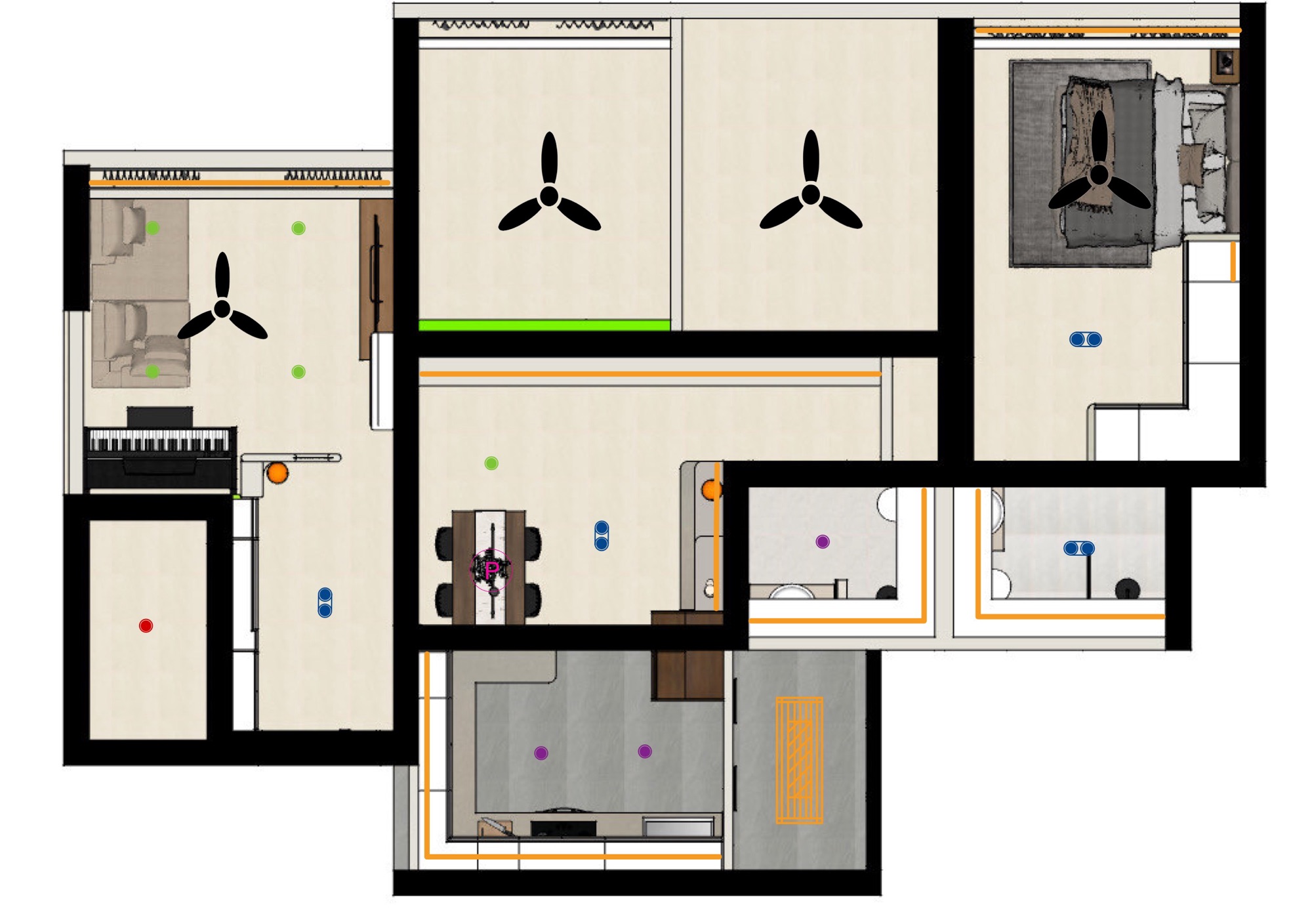 Our Kitchen: Open and Functional