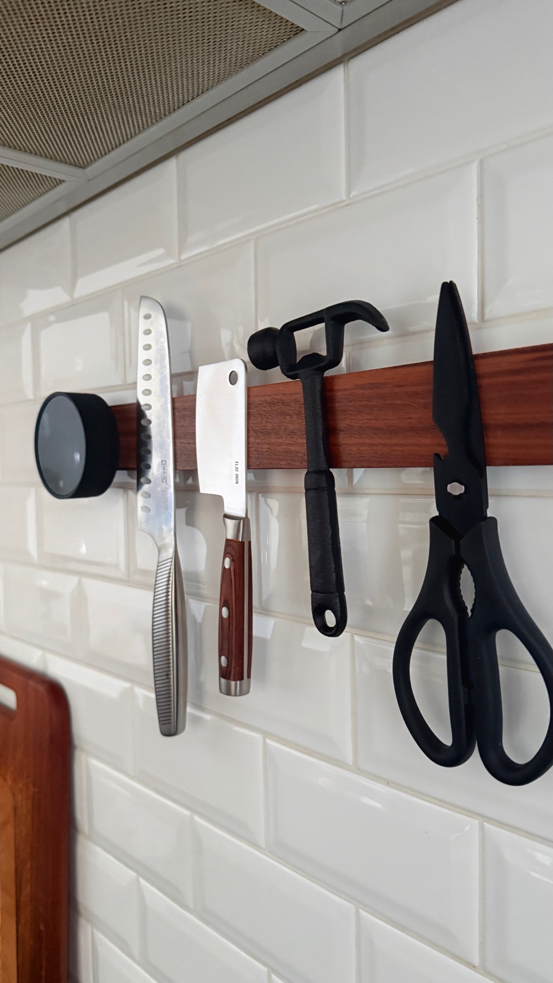 One for the guests. One for the garlic. Both absolutely unnecessary.