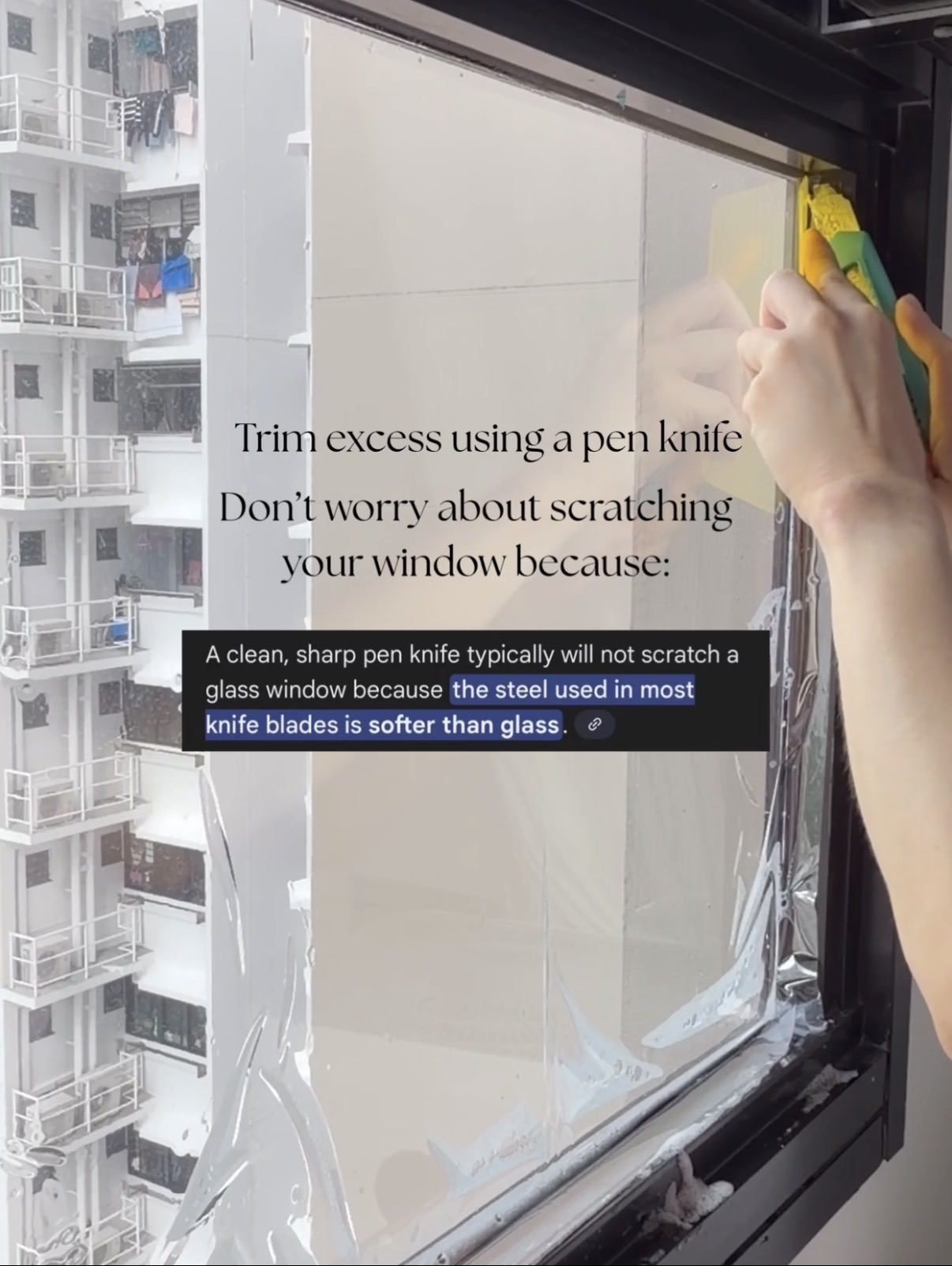 Installing Taobao solar film ourselves
