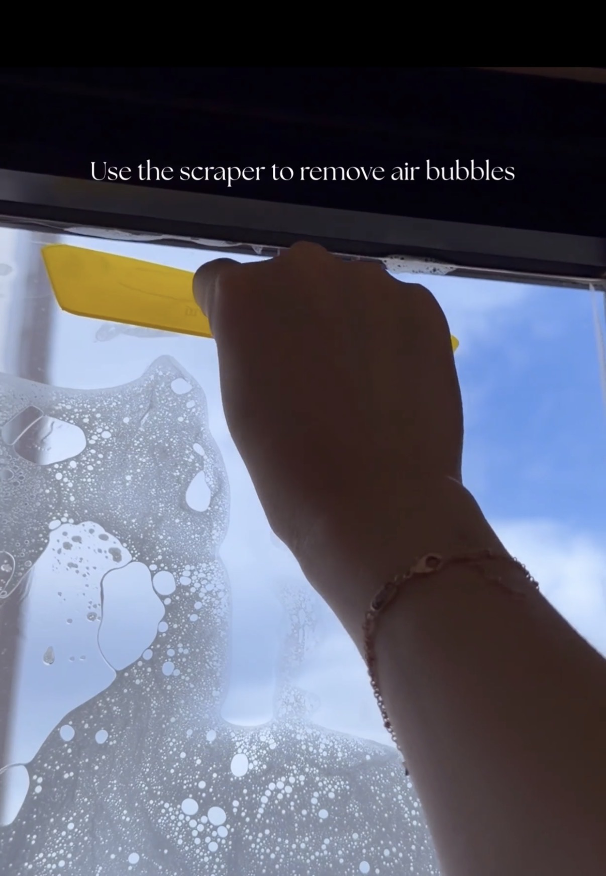 Installing Taobao solar film ourselves