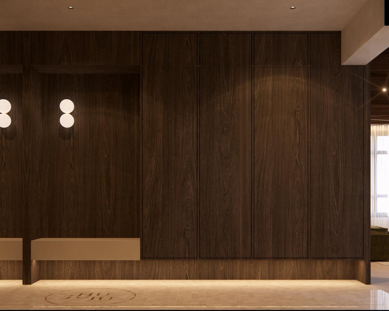 House tour: Renders of  Minimalist Mid-Century Modern Luxury