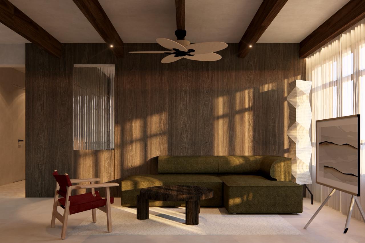 House tour: Renders of  Minimalist Mid-Century Modern Luxury