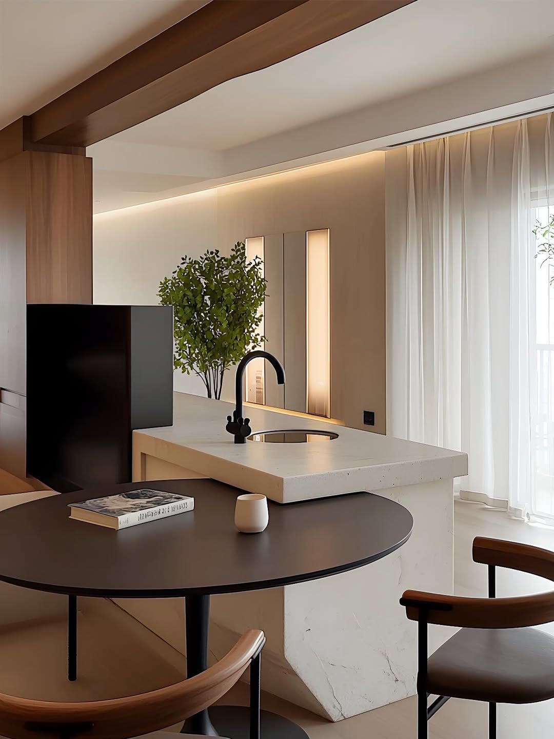 Stylish, modern home carpentry