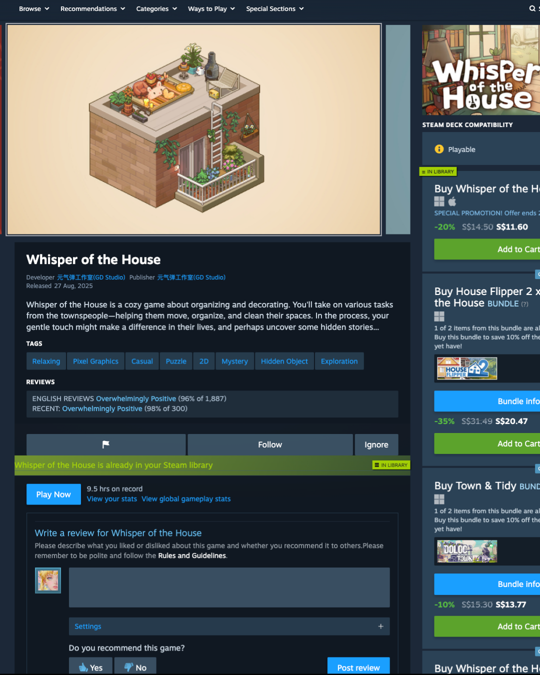 the cozy games i've been quietly obsessed with