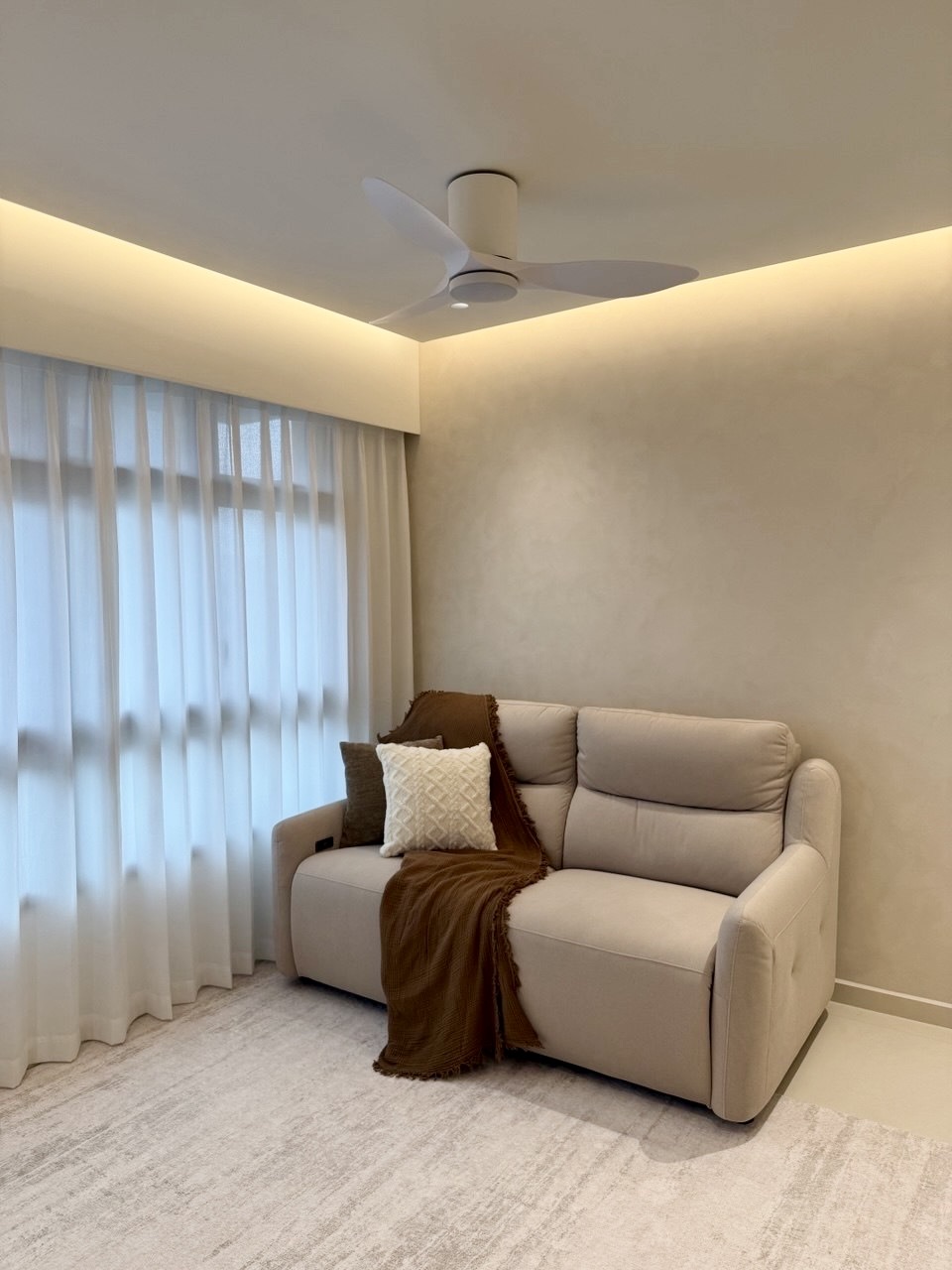 First Look at Our 93sqm 4-Room Creamy Minimalist BTO 🏠✨