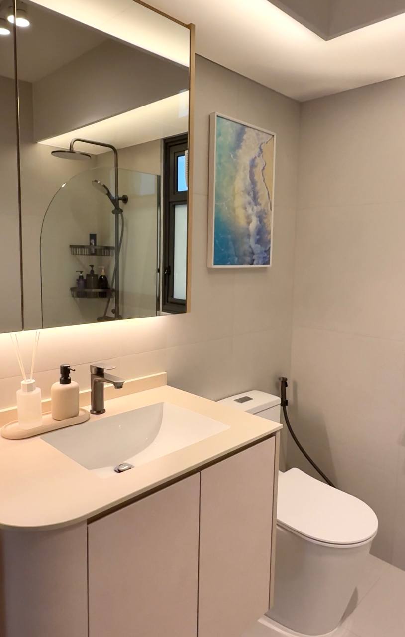 First Look at Our 93sqm 4-Room Creamy Minimalist BTO 🏠✨