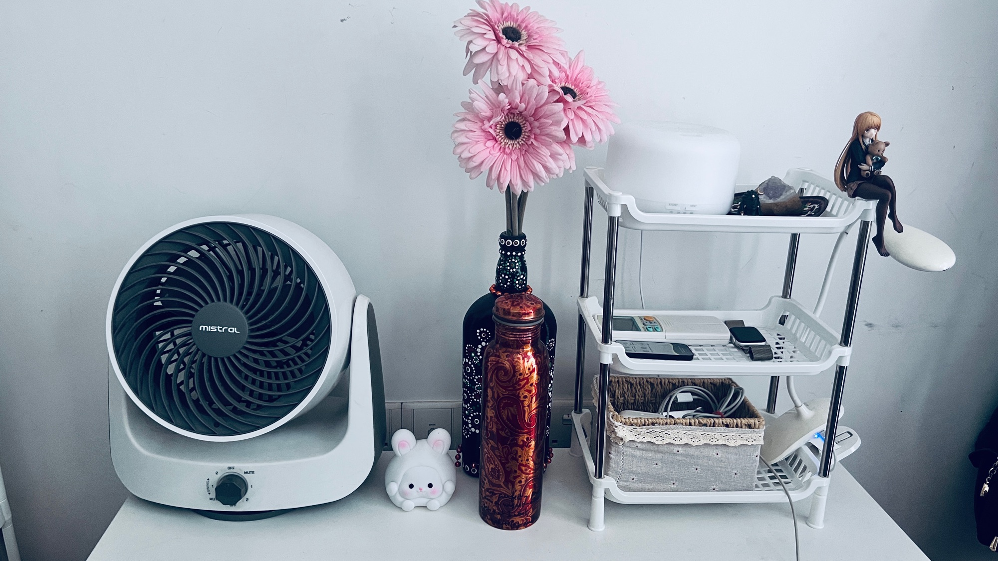 A cosy corner with everything in place