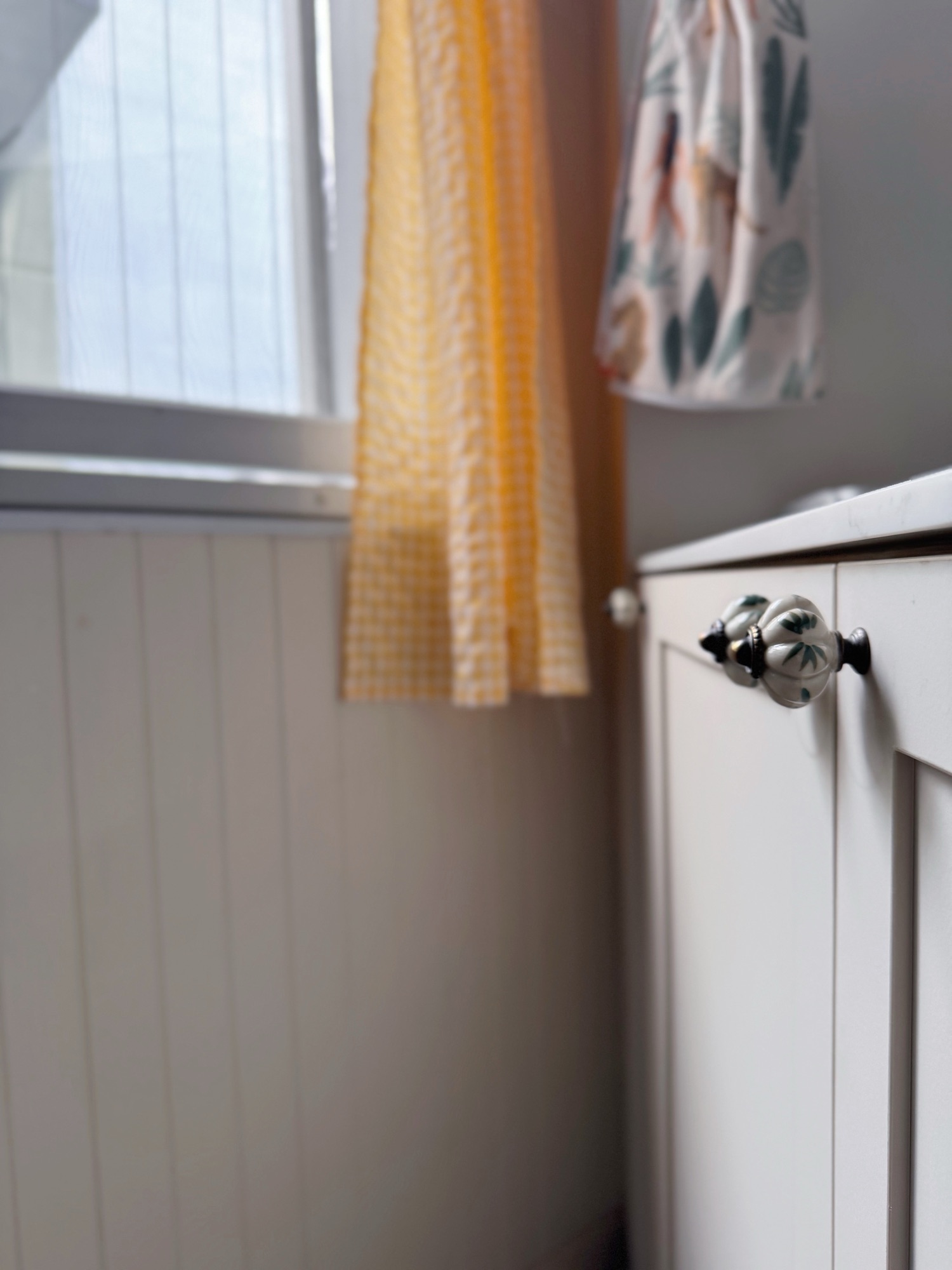 Kitchen Cabinetry: Shaker Panels & Concrete Sink Base