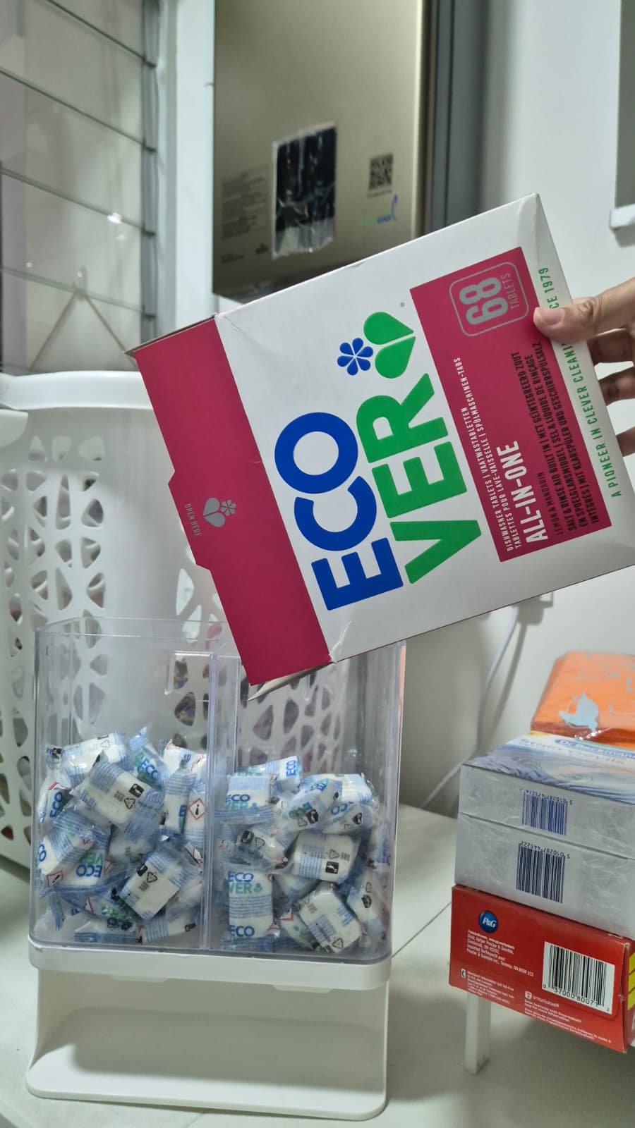 Updating a better laundry pods & dishwasher tablet